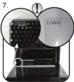 HOOVER HOXP0147BI - ENLÉVEMENT ET NETTOYAGE DE LA PORTE VITRÉE - 6