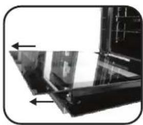 HOOVER HOXP0147BI - ENLÉVEMENT ET NETTOYAGE DE LA PORTE VITRÉE - 2