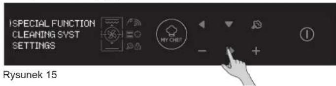 HOOVER HOXP0147BI - Oblęga w trybie funkcji spejalnych - 1