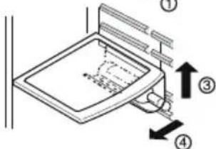 LG GRB207TUJA - In case of separating the wine holder : - 1