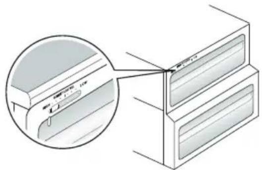 LG GRB207TUJA - Contrôle de l'humidité dans le bac à légumes (cérrants modèles uniquement) - 1