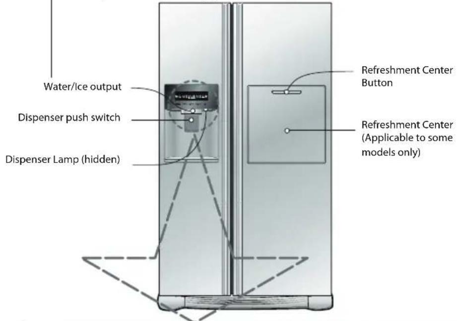 LG GRB207TUJA - You can adjust temperature of the fridge and freezer compartments - 3