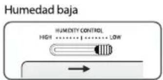 LG GRB207TUJA - Control de humedad en el compartmento para verduras (aplicable solo a algunos modelos) - 2