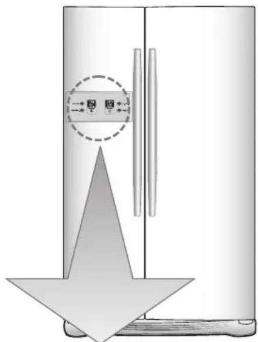 LG GRB207TUJA - Adjusting the temperature and fun tions - 1
