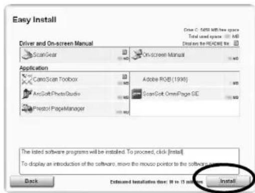 CANON CanoScan 8600F - Nach Abschluss der Installation klichen Sie auf [Restart] (Neustart) um den Computer neu zu starten. - 2