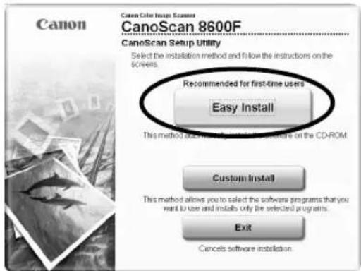CANON CanoScan 8600F - Clique em [Install] (Instalar) para fazer a instalacao. - 1