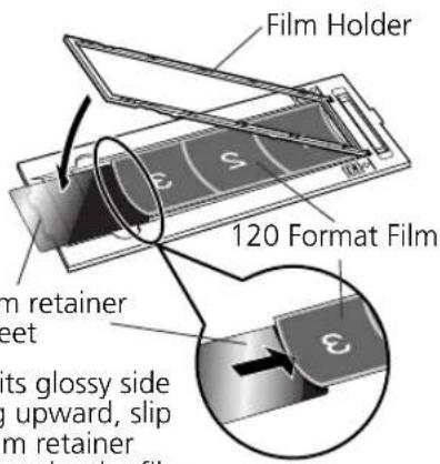 CANON CanoScan 8600F - Using a Film Retainer Sheet - 2