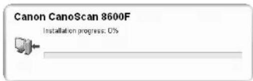 CANON CanoScan 8600F - Para instalar las aplicaciones suministradas, siga las instrucciones en pantalla. - 1