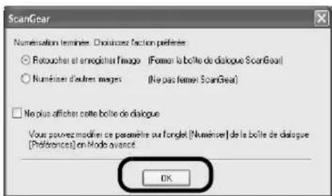 CANON CanoScan 8600F - 3Fermez le couvercle du scanner. - 4