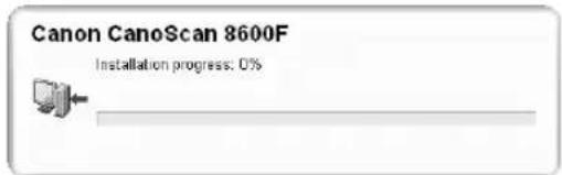 CANON CanoScan 8600F - Quando a instalacao estiver complete, clique em [Restart] (Reinicializar) para reiniciar seu computador. - 1