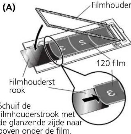 CANON CanoScan 8600F - Gebruik van de filmhouserstrook - 2