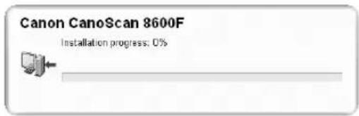 CANON CanoScan 8600F - Per le applicazioni in dotazione seguire i messaggi sullo schermo per eseguire l'installazione. - 1