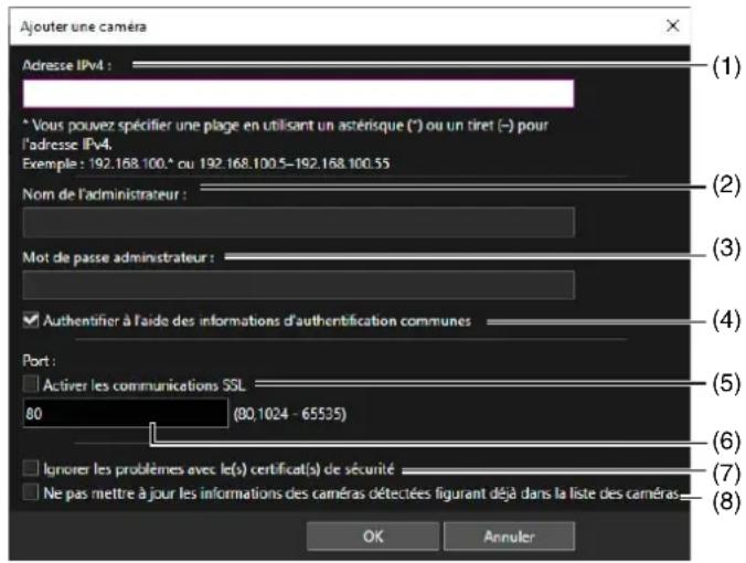 CANON VBH730F Mk II - Détection deamera via une adresse IPv4 - 1