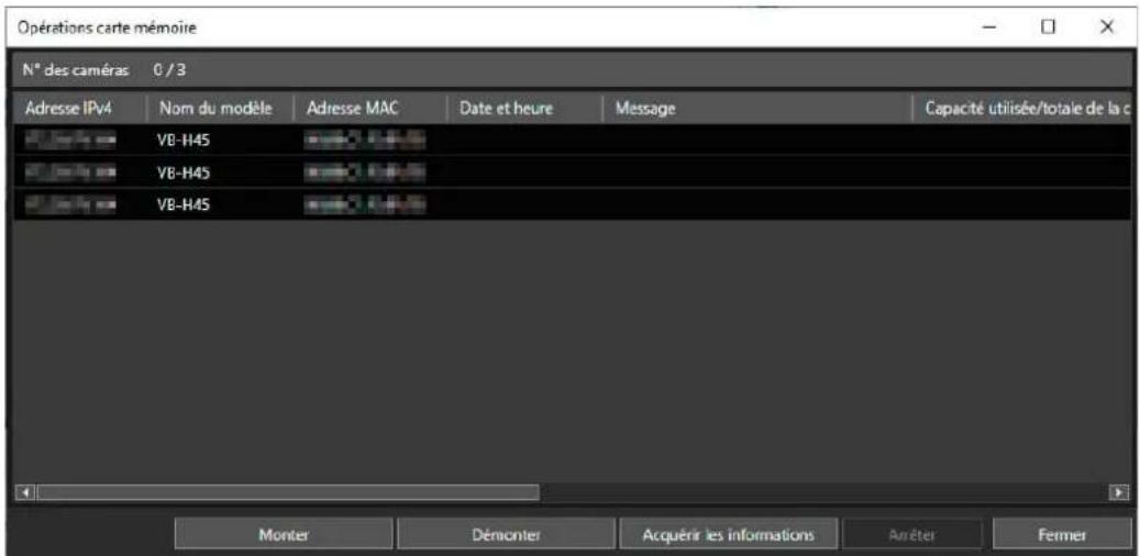 CANON VBH730F Mk II - Montage/démontage des cartes mémoire - 1
