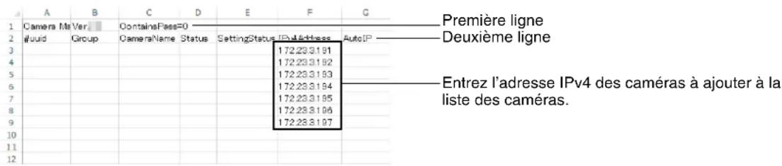 CANON VBH730F Mk II - Modifiez le fichier de specifications de laamera (P. 44). - 1