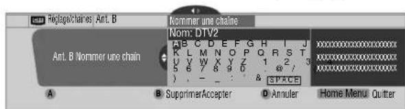 PIONEER PDP4340HD - Nommer les canaux de télévision - 2