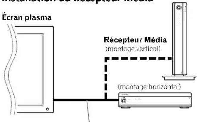 PIONEER PDP4340HD - Installation du Récepteur Média - 1