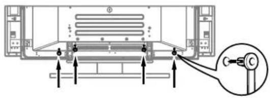 PIONEER PDP4340HD - Fixation des colliers rapides à l'appareil - 1