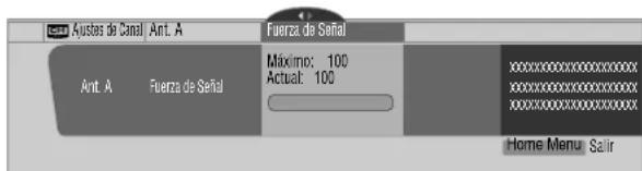 PIONEER PDP4340HD - Comprobación de la intensidad de la sealsal - 1