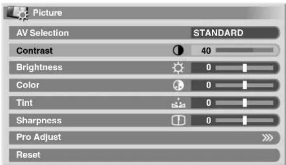 PIONEER PDP4340HD - Picture adjustments - 1