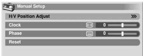 PIONEER PDP4340HD - Adjusting image positions and clock manually (PC mode only) - 1