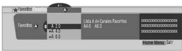 PIONEER PDP4340HD - Configuración de sus canales favoritos - 1