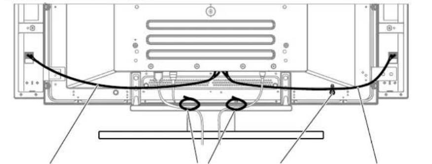 PIONEER PDP4340HD - Routing cables - 1
