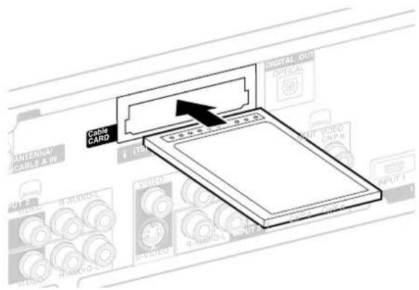 PIONEER PDP4340HD - Introduction de la carte pour cable - 2