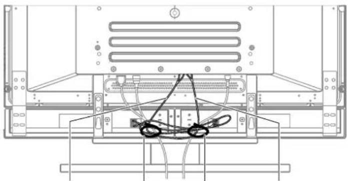 PIONEER PDP4340HD - Fijación e extracción de las abrazaderas rápidas - 2
