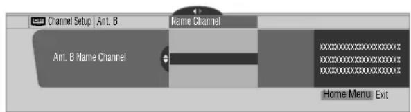 PIONEER PDP4340HD - Naming TV channels - 1