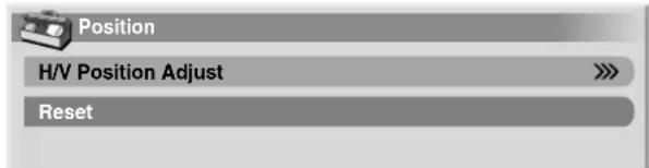 PIONEER PDP4340HD - Adjusting image positions (AV mode only) - 1