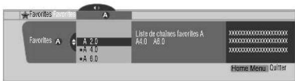 PIONEER PDP4340HD - Sélection des canaux favorsis - 1