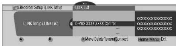 PIONEER PDP4340HD - Editing the i.LINK list - 1