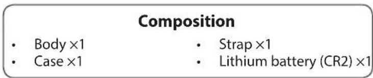 NIKON Coolshot 40i GII - Nomenclature/Composition - 2
