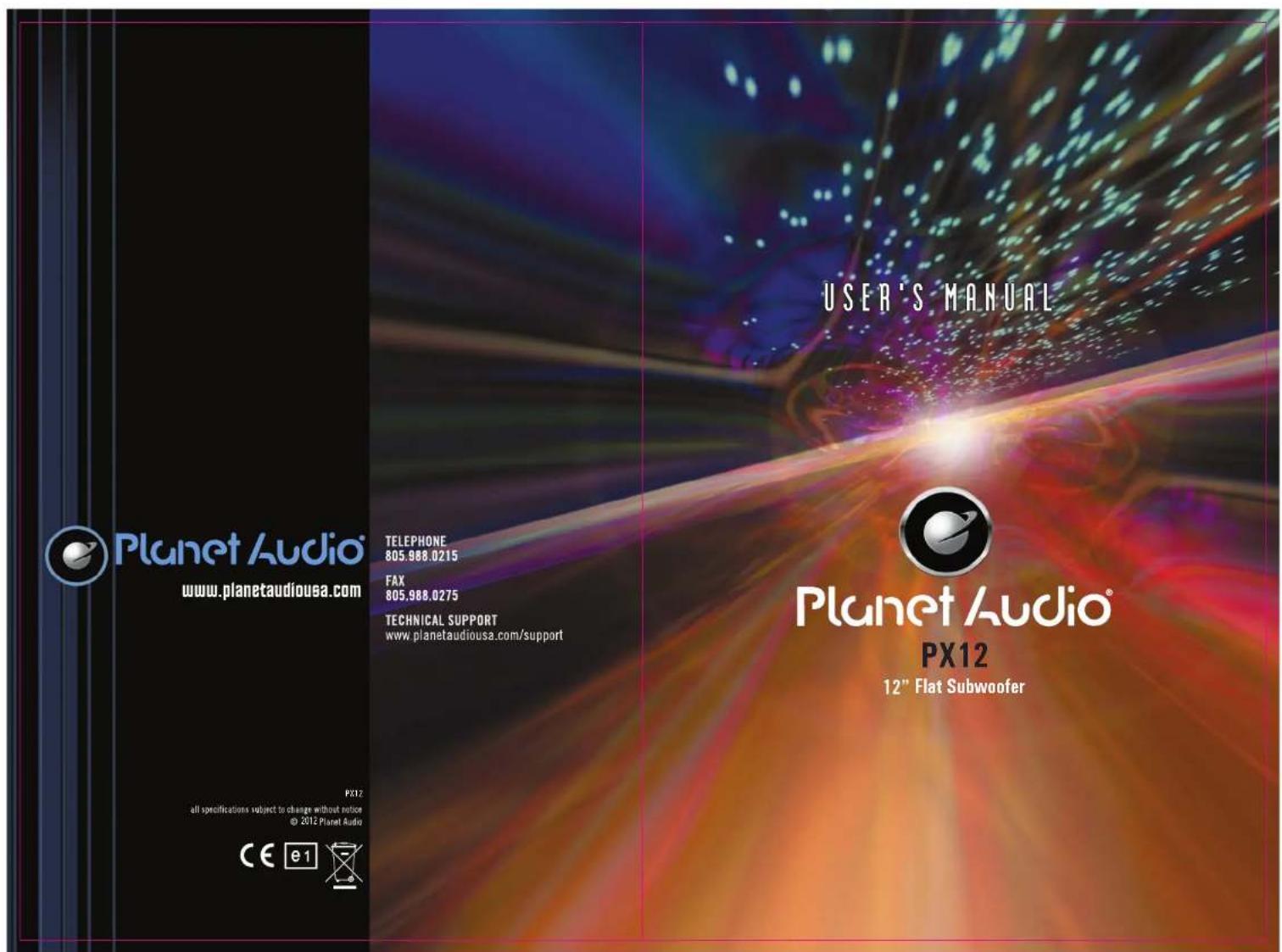Planet Audio AXIS PX12 - 1