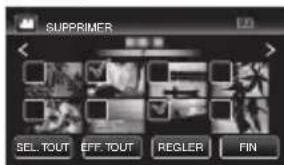 JVC Everio GZEX250 - Lecture/suppression de fichiers sur cet apparéil - 3