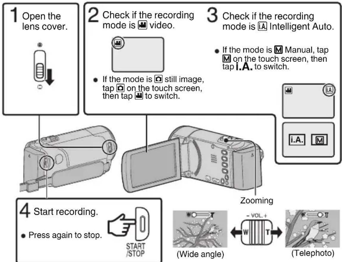 JVC Everio GZEX250 - Clock Setting - 5