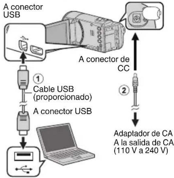 JVC Everio GZEX250 - Preparación: - 1