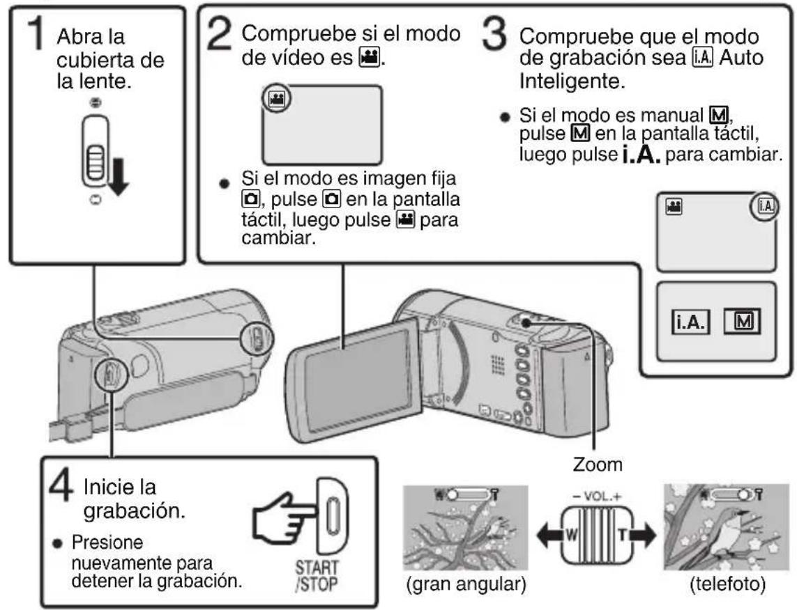 JVC Everio GZEX250 - Ajuste del reloj - 5