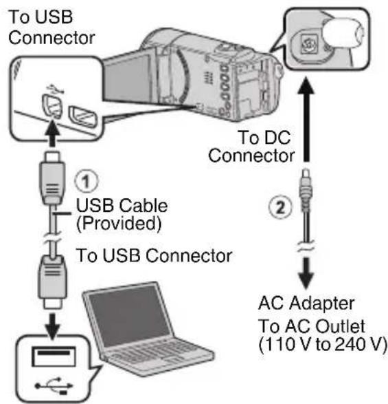 JVC Everio GZEX250 - Preparation: - 1