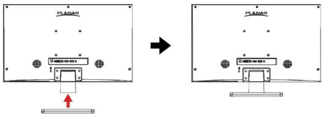 Planar PXN2490MW - Install the Stand Base - 1