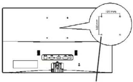 Planar PXN2490MW - Attaching The Optional Wall Mount Arm (not supplied) - 1