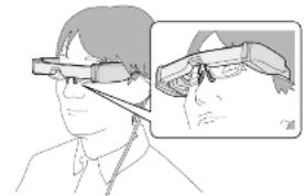 EPSON Moverio BT40S - Lors du port sur des lunettes de vue - 3