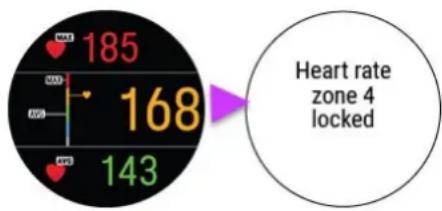 POLAR Pacer - Verrouiller une zone de fréquence cardiaque - 1