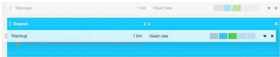 POLAR Pacer - Objectif par phases - 3