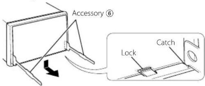 KENWOOD DNX8032BT - Removing the Hard Rubber Frame (escutcheon) - 1