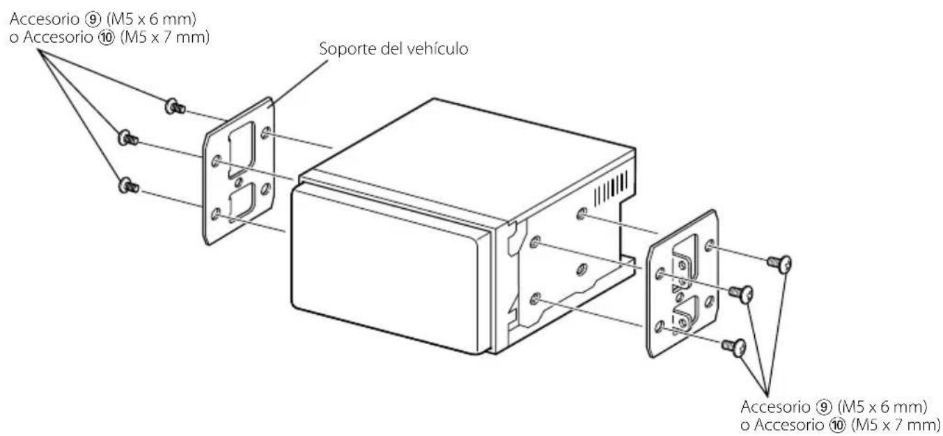 KENWOOD DNX8032BT - Instalacion en coches Toyota, Nissan o Mitsubishi utilizing soportes - 1