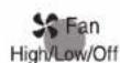 PANASONIC Inverter NNSD297SR - Setting Fan High/Low/Off - 1