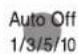 PANASONIC Inverter NNSD297SR - Setting Auto Off 1/3/5/10 - 1