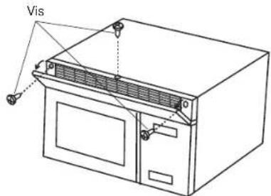 PANASONIC Inverter NNSD297SR - Reinstallation de la grille de ventilation - 2